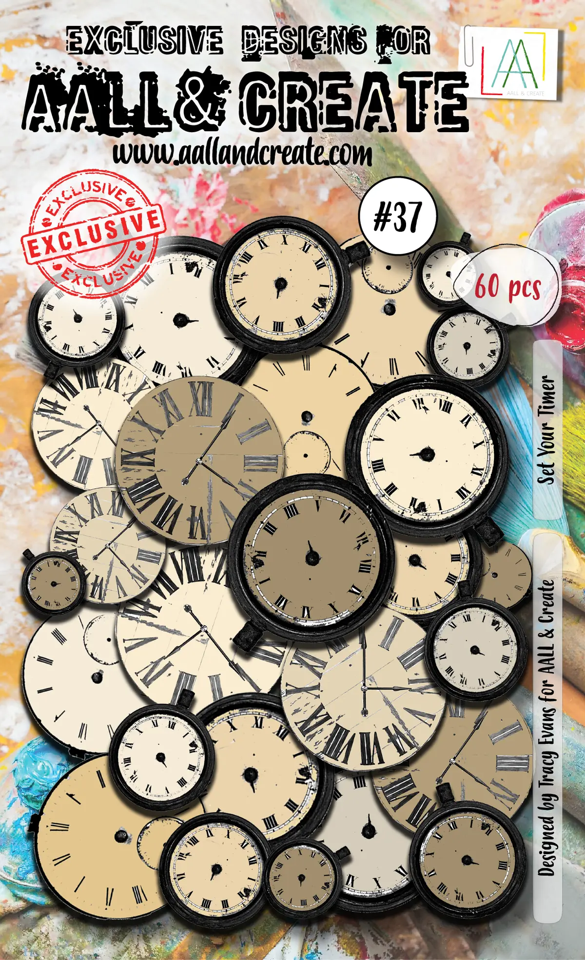 Aall And Create  Ephemera Die-Cuts - 37 - Set Your Timer 1