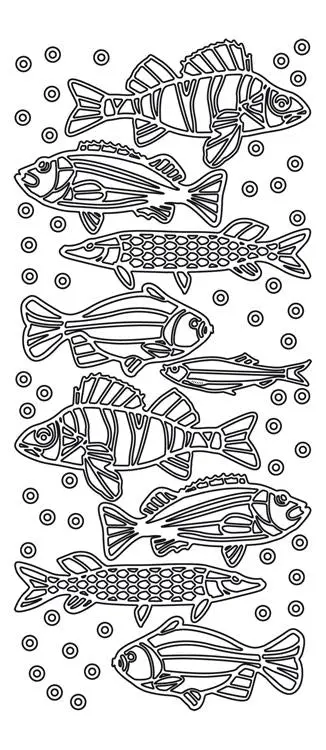 Peel-Off Stickers - Fish 1