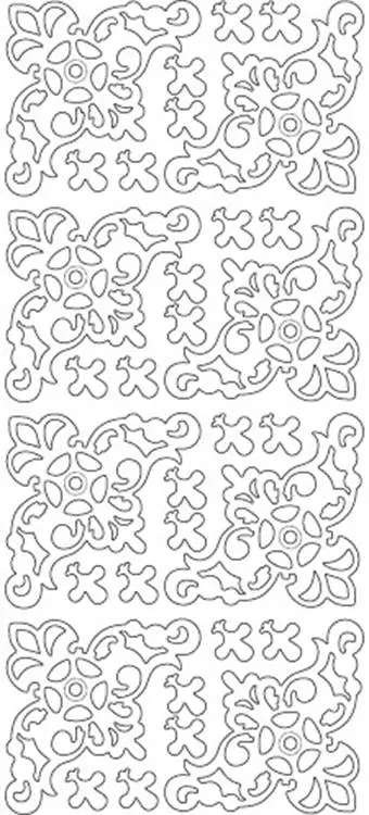 Double Sided Sticky Sticker - Large Corners 1