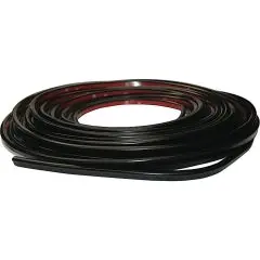 Protekto Trim 3/8" Black Tape On Door Edge With Bead Kit 1
