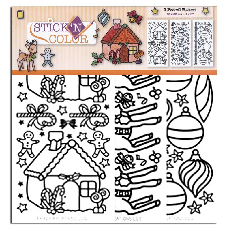 Stick 'N Color Christmas 1