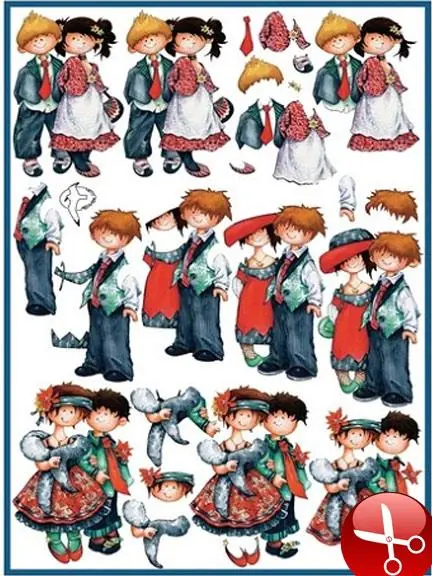 Cutting Sheet - Snoesjes - Christmas Gala 1