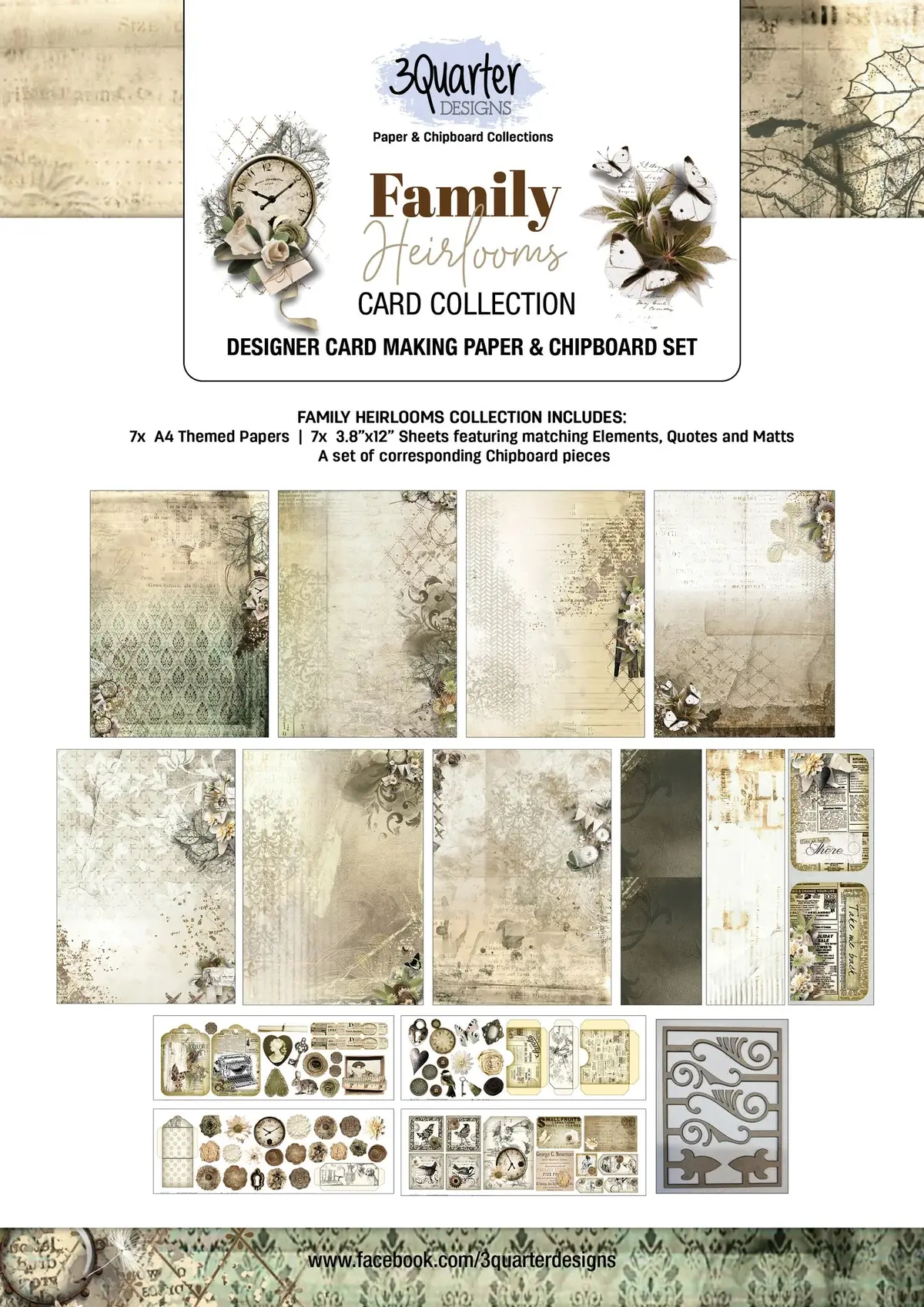 3Quarter Designs - Card Collection - Family Heirlooms 1