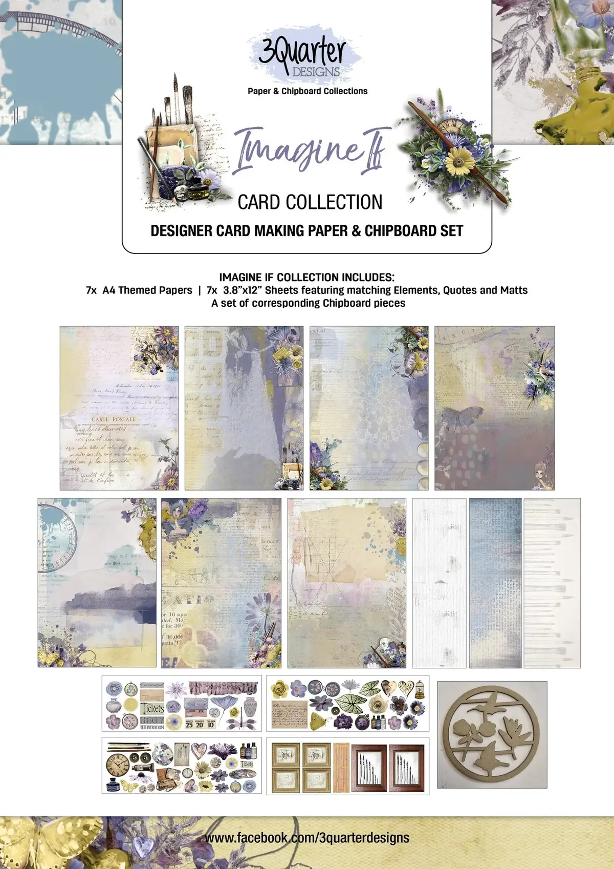 3Quarter Designs - Card Collection - Imagine If 1