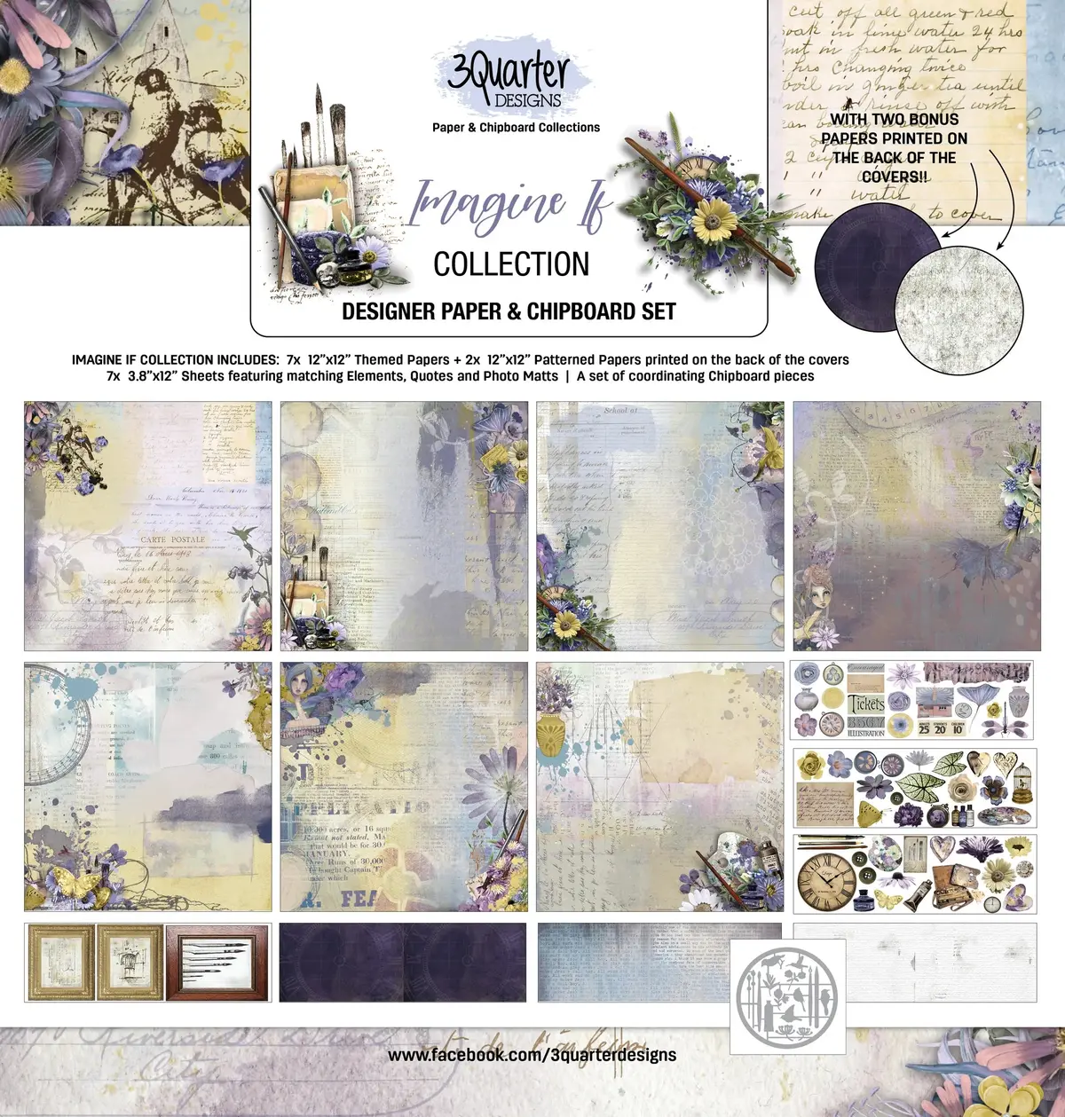 3Quarter Designs - Scrapbook Collection - Imagine If 1