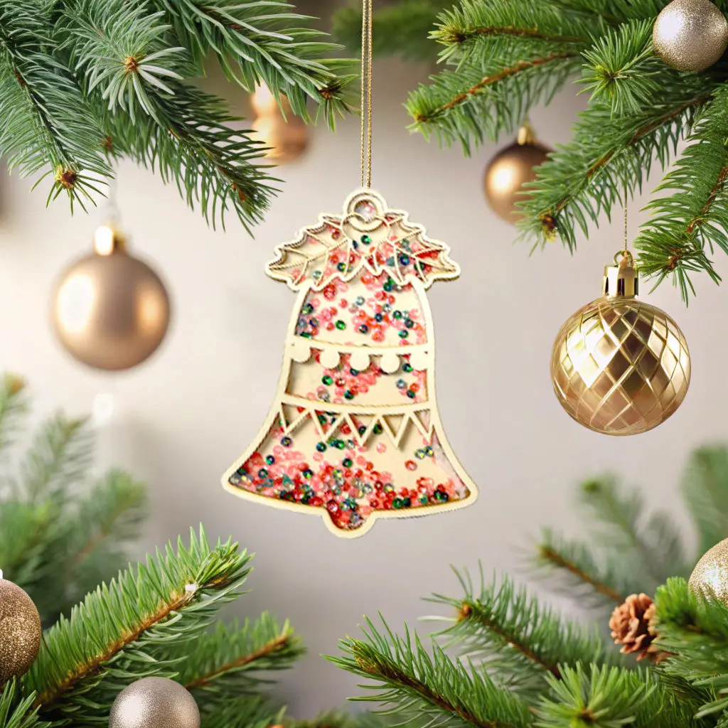 Craftreat 3D Shaker Chipboard - Bell 1
