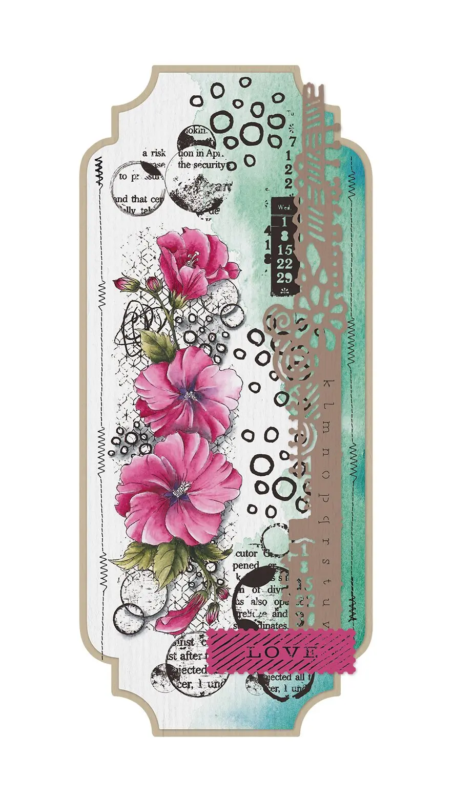 Sl Cutting Die Envelope Slimline Grunge Collection 120X245mm Nr.27 2