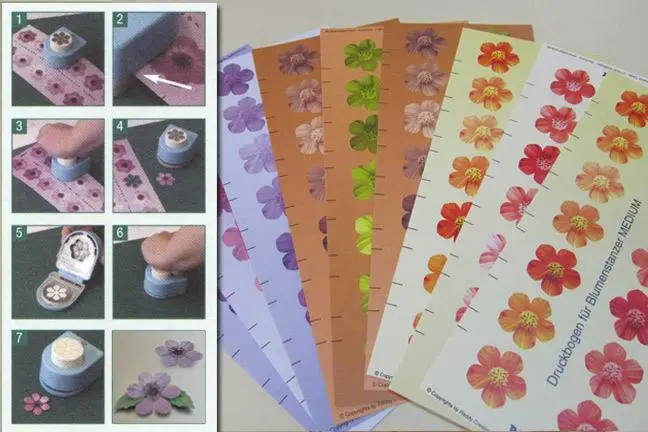 Floral Punch Preprinted Sheets 1