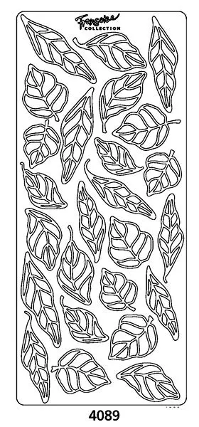 Peel Off Sticker -Leaves 1