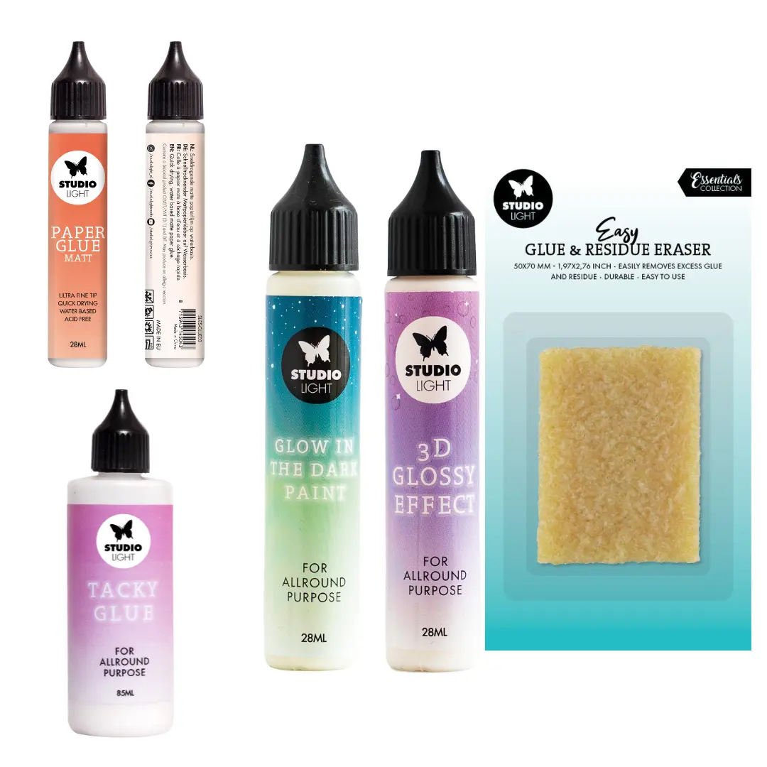 All-In-One Glue & Effects Set – Tacky, Matte, 3D, Glow & Eraser 1