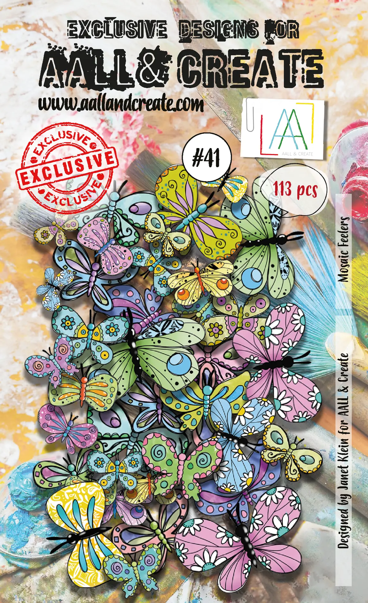 Aall And Create  Ephemera Die-Cuts - 41 - Mosaic Feelers 1
