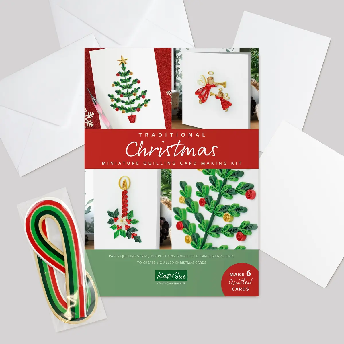 Miniature Traditional Christmas Quilling Kit 1