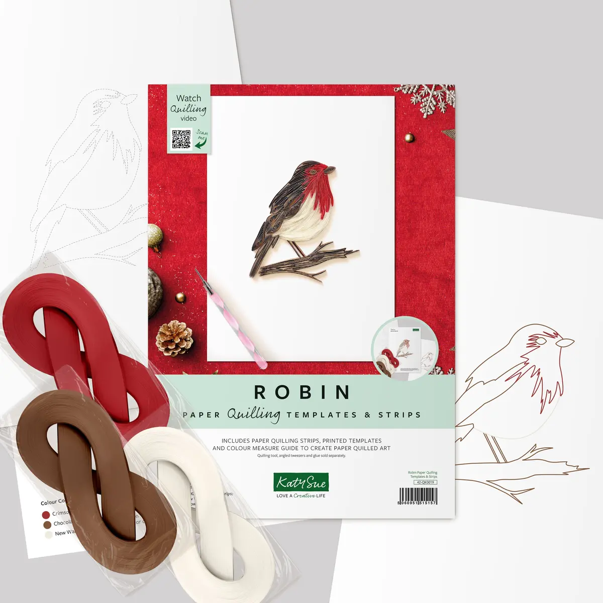 Robin Quilling Template Kit 1