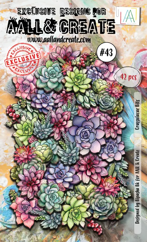 Aall And Create #43 - Ephemera - Crassulacae Bits 1