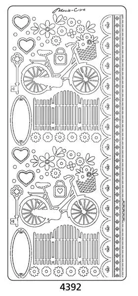 Peel Off Sticker -Marie Eve Bicycle 1