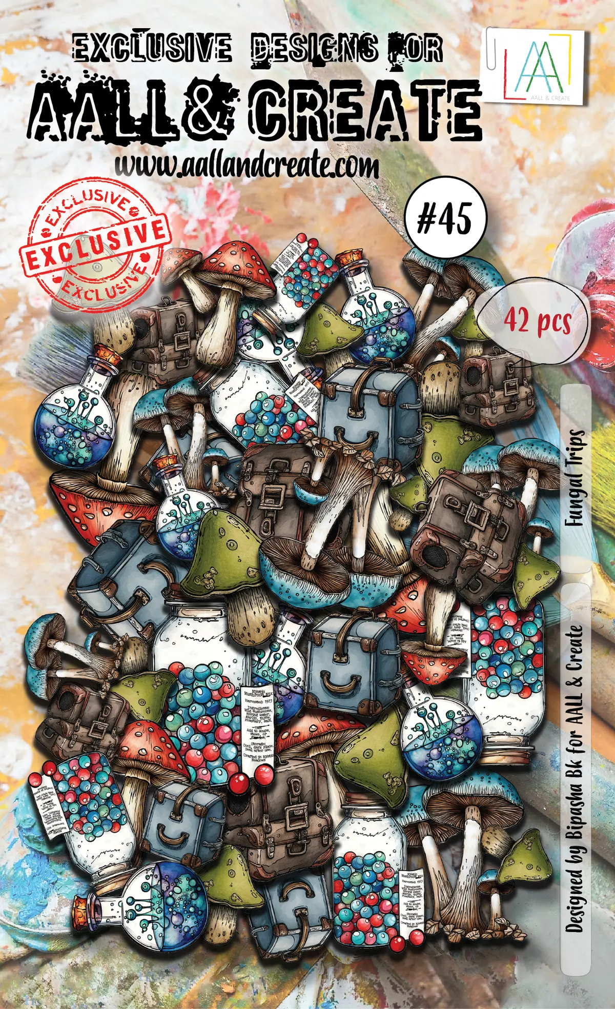 Aall And Create  Ephemera Die-Cuts - 45 - Fungal Trips 1