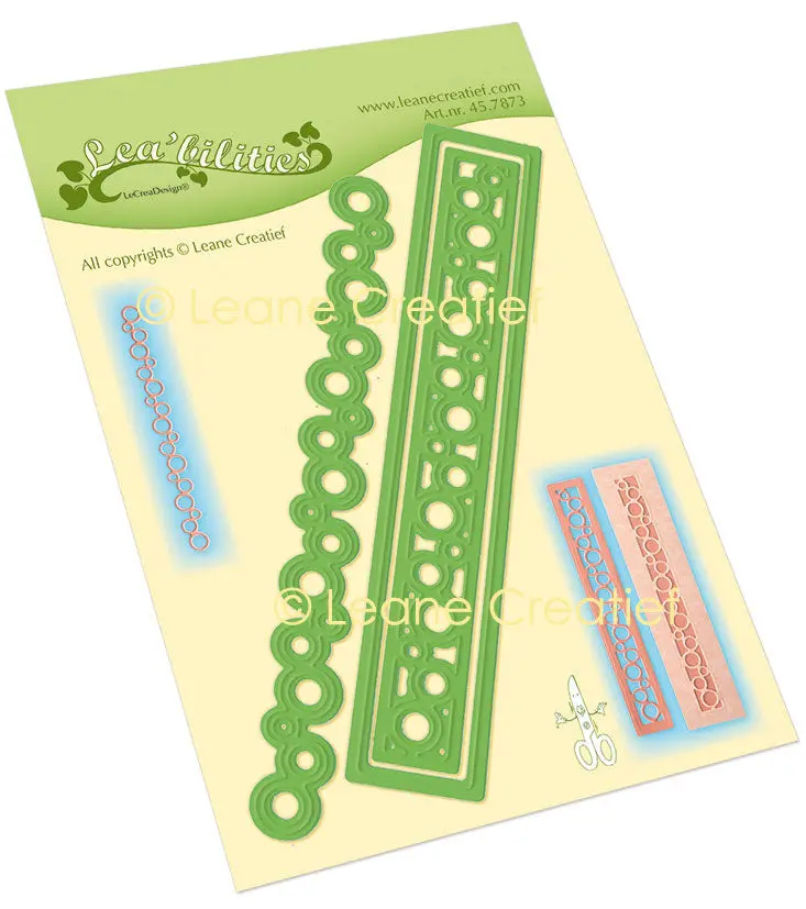 Lea’Bilitie Borders Circles Cutting Die 1