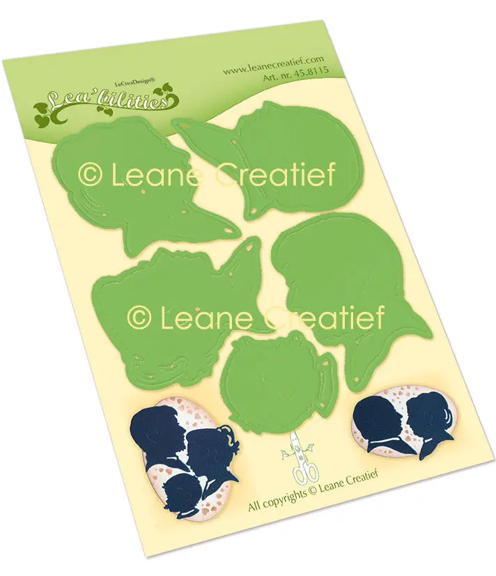 Lea’Bilitie Family Silhouettes Cut And Embossing Die 1