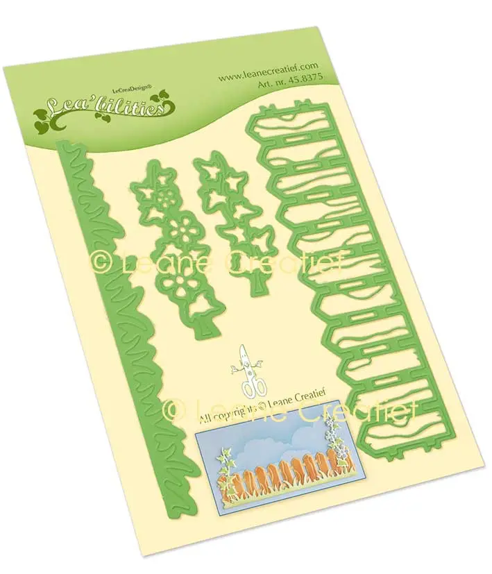 Lea’Bilitie Fence, Grass, Twigs Cut And Embossing Die 1