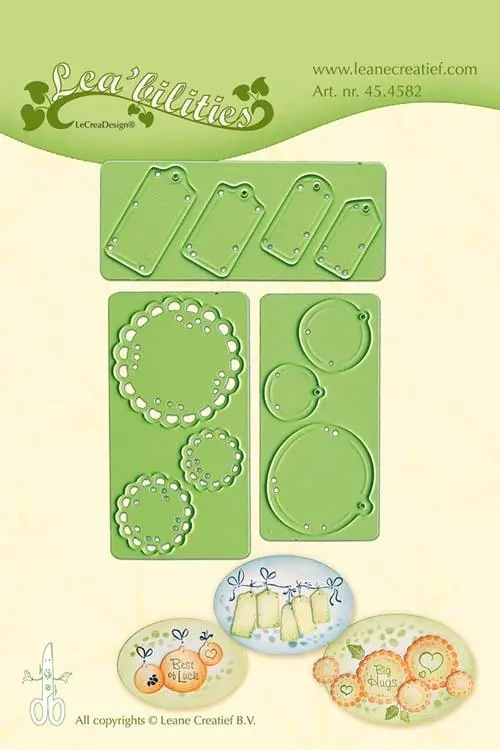 Lea'bilitie Die -  Little Banners & Labels 1