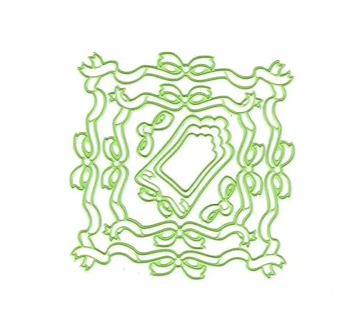 Lea'bilitie Die - Frame Square Ribbons 1