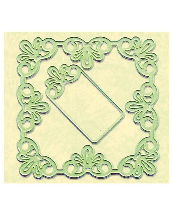 Lea'bilitie Die - Frame Square Lace Cut And Embossing Die 1