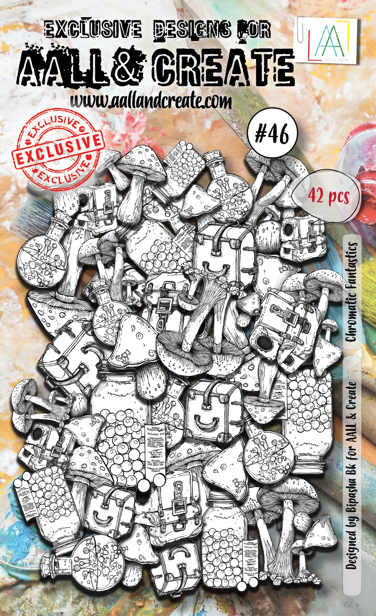 Aall And Create  Ephemera Die-Cuts - 46 - Chromatic Fantastics 1