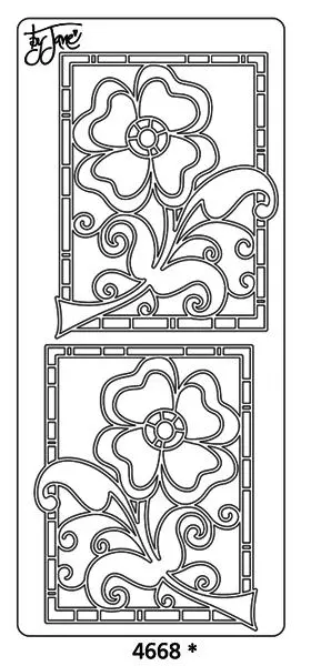 Peel Off Sticker -Poppy Spray Jane 1