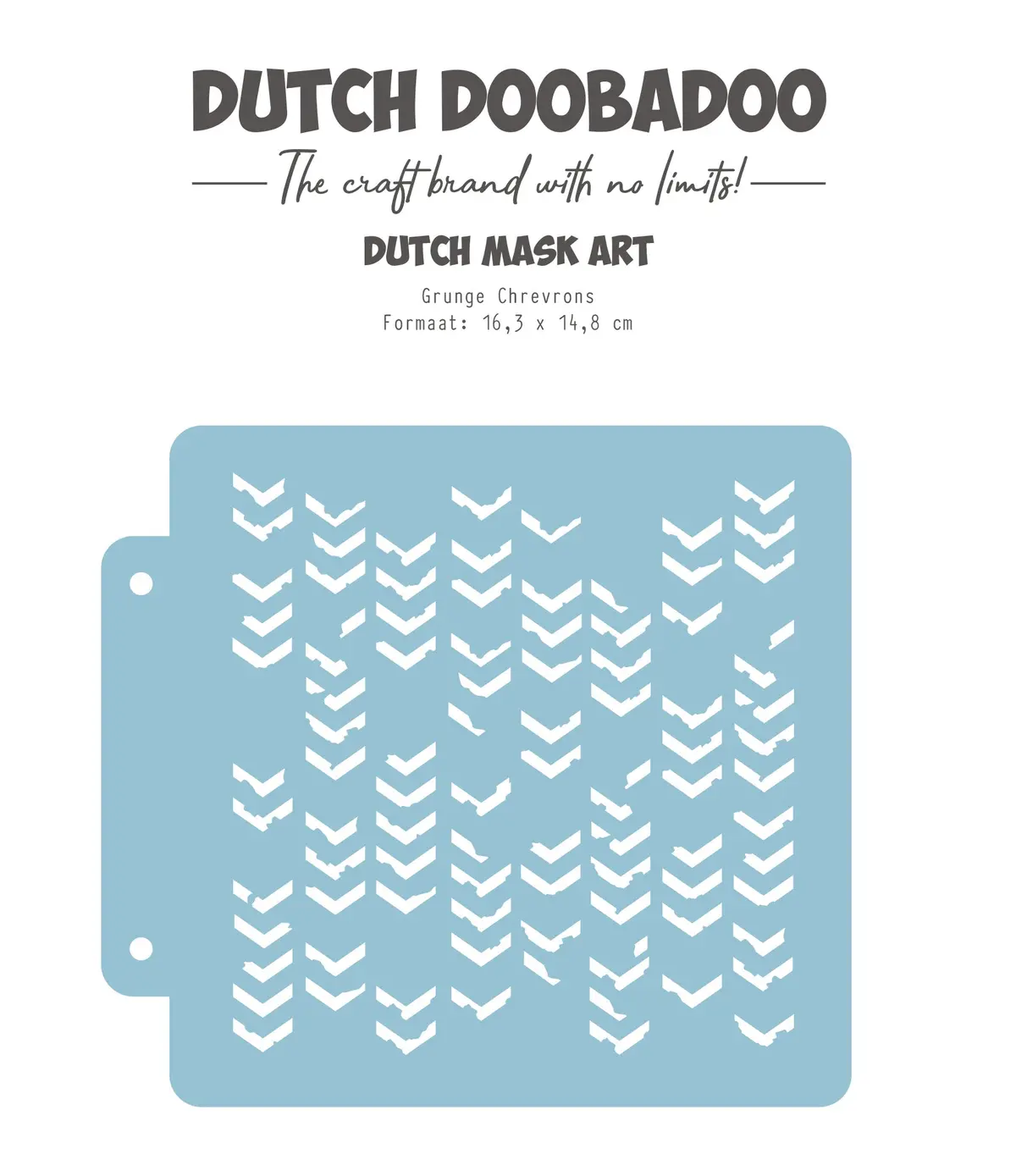 Dutch Doobadoo Ddbd Dutch Mask Grunge Chevrons 163X148 Mm 1