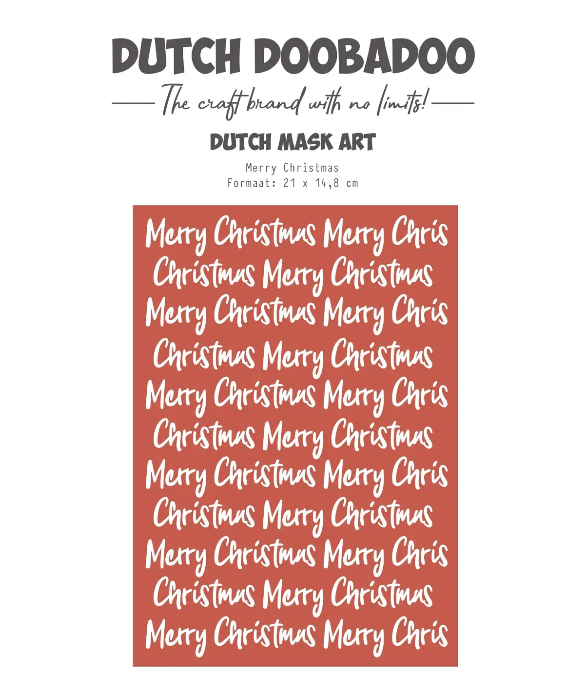 Dutch Doobadoo Ddbd Dutch Mask Art Merry Christmas A5 1
