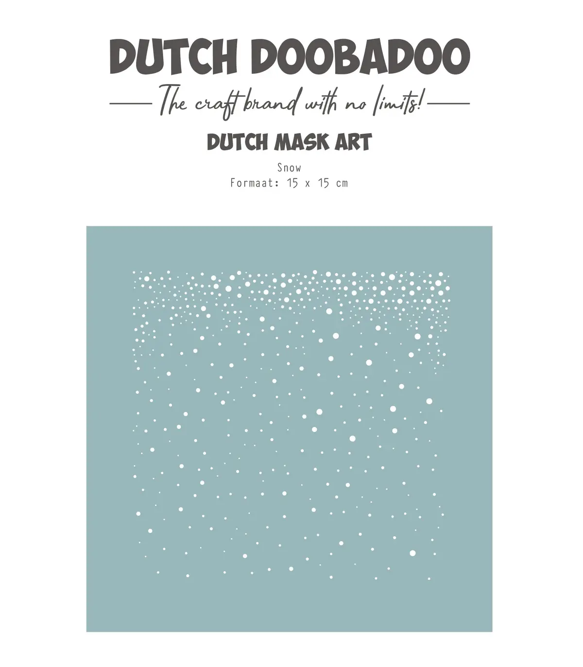 Dutch Doobadoo Ddbd Dutch Mask Art 15 X 15 Cm Snow 1