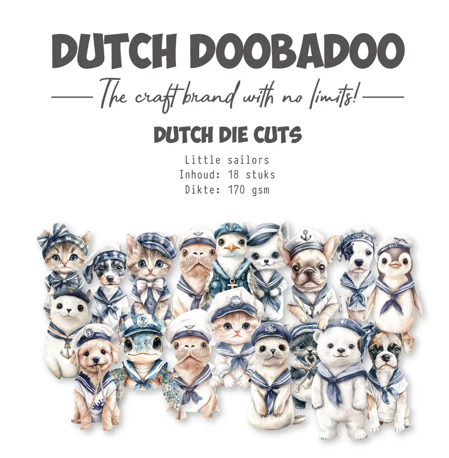 Dutch Doobadoo Ddbd Collage Die-Cuts Little Sailor 1