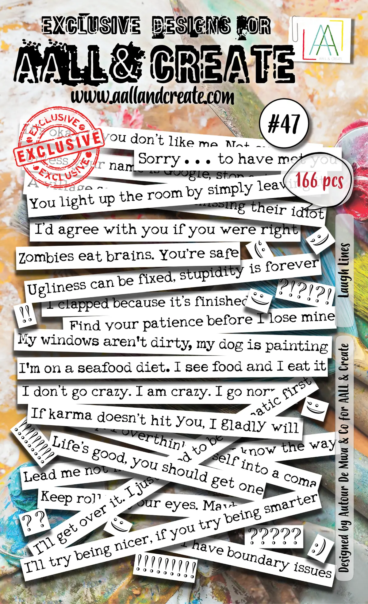 Aall And Create - Ephemera Die-Cuts - Laugh Lines 1