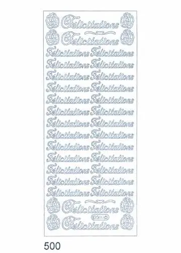 Deco Stickers - Felicitations 1