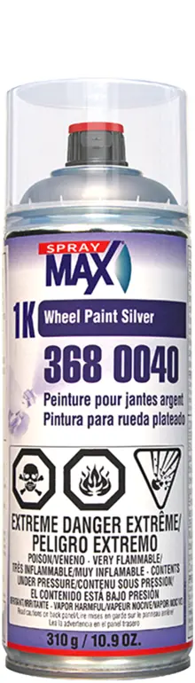 Spraymax 1K Wheel Paint Silver 10.9 Oz 1