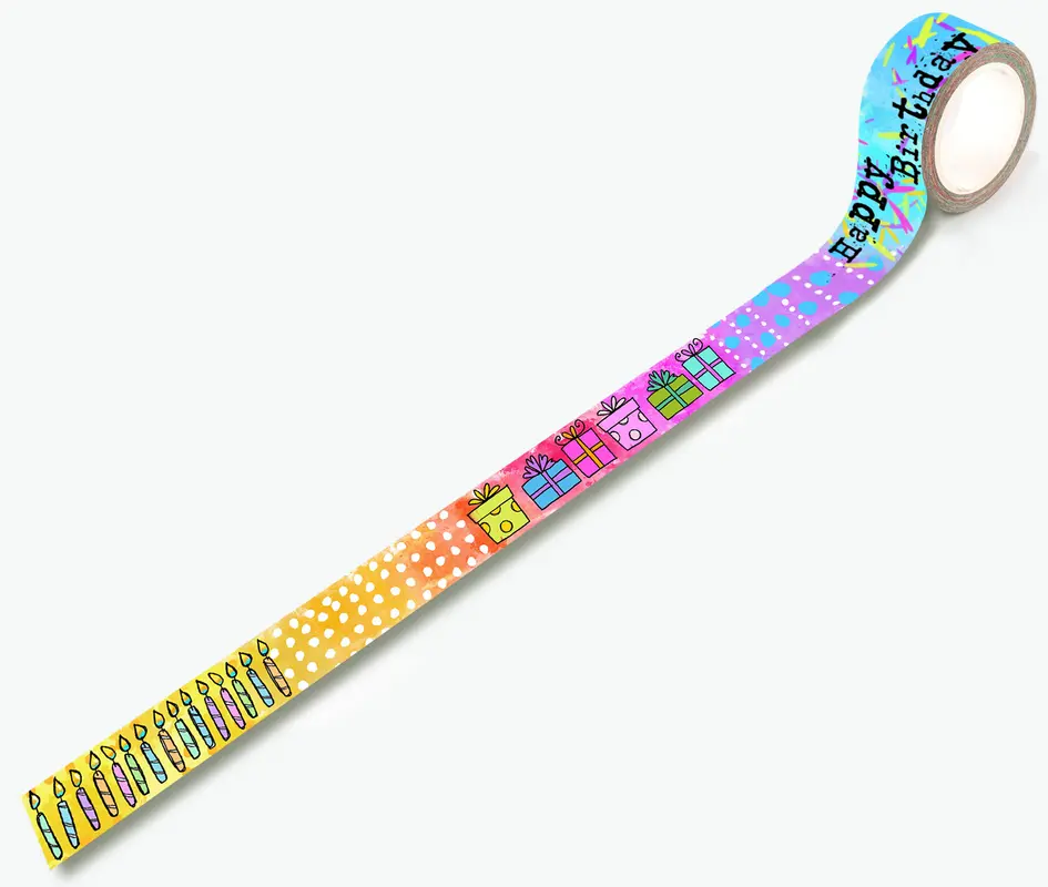 Aall And Create #55 - Washi Tape - Birthday Bumps 1