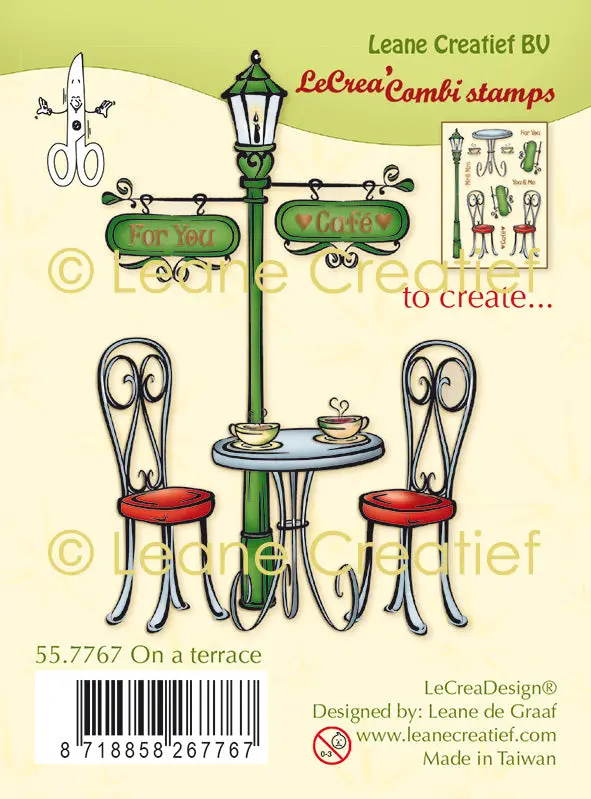 Lecreadesign Combi Clear Stamp On A Terrace 1