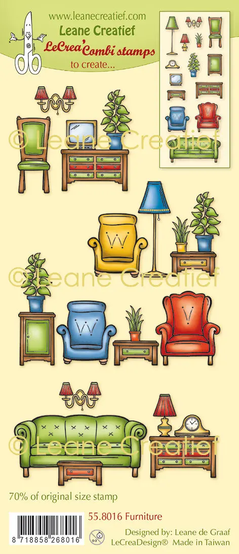 Lecreadesign Combi Clear Stamp Furniture 1