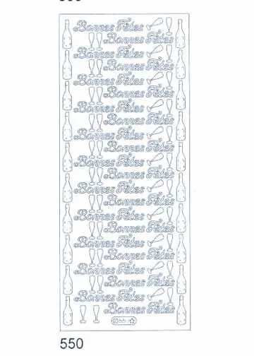 Deco Stickers - Bonne Fetes 1