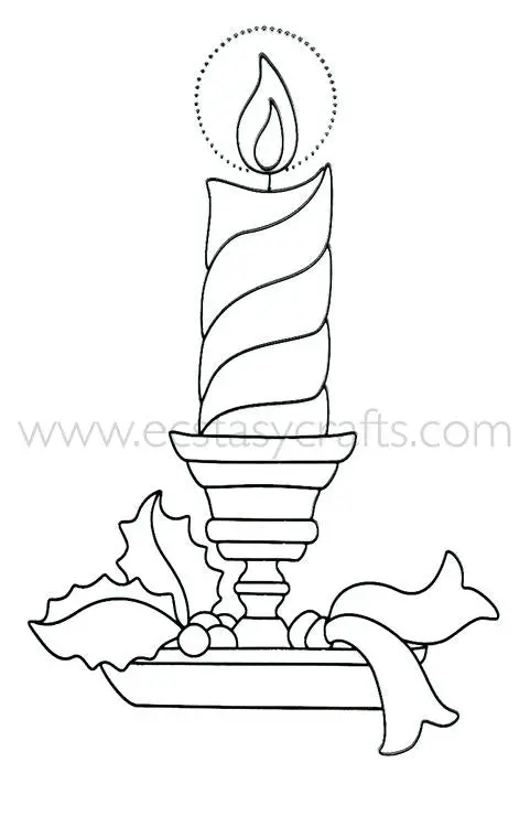 Lea'bilities Clear Stamp - Candle 1