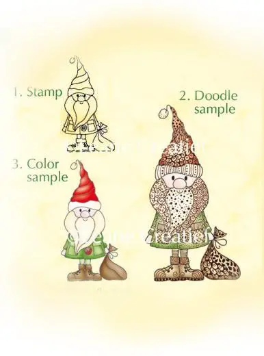 Lea'bilities Clear Stamp -  Santa 1