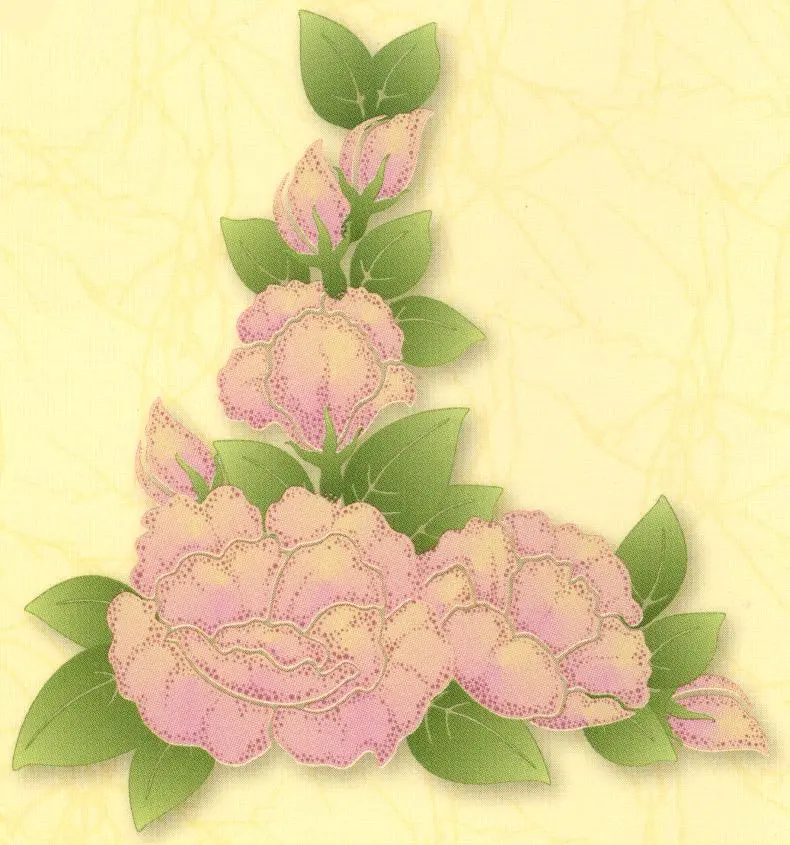 Lecreadesign Clear Stamp Flower Combi 1