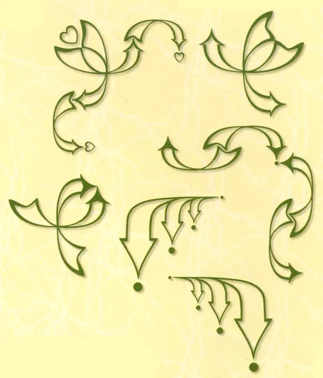 Project Life & Cards Lecreadesign Clear Stamp Arrows Open 1