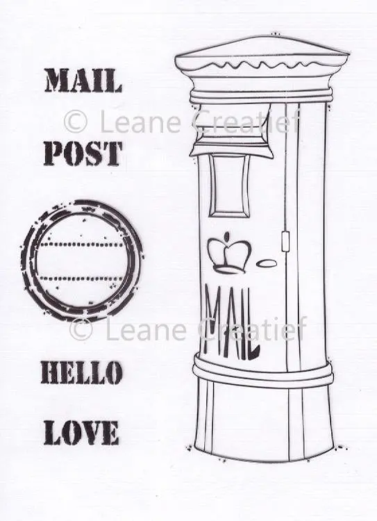 Lecreadesign Clear Stamp Mailbox 1