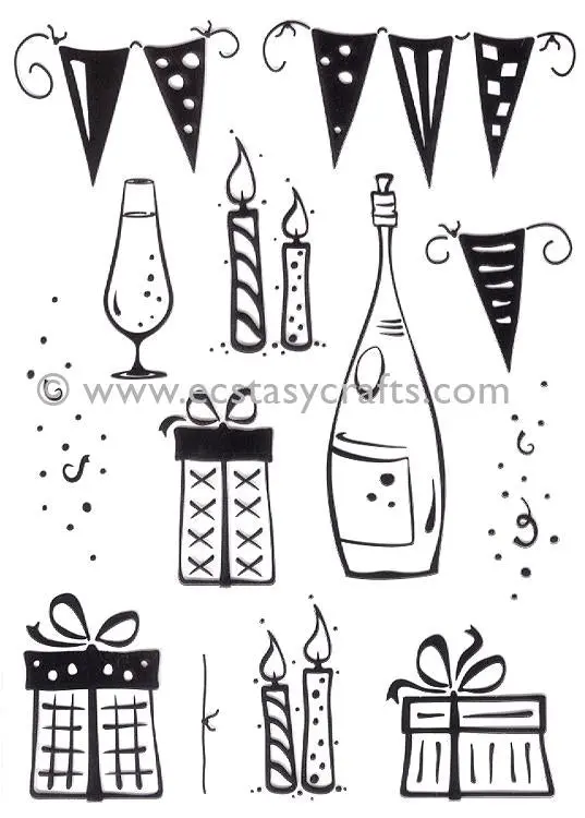 Lecrea Clear Stamp - Party 1