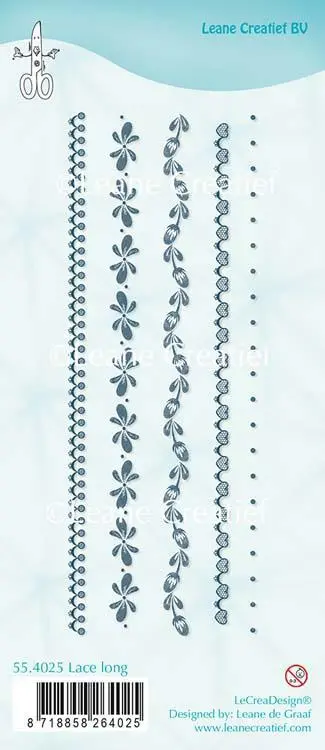 Clear Stamp Lace Long 1