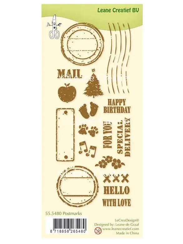 Lecreadesign Clear Stamp Postmarks 1