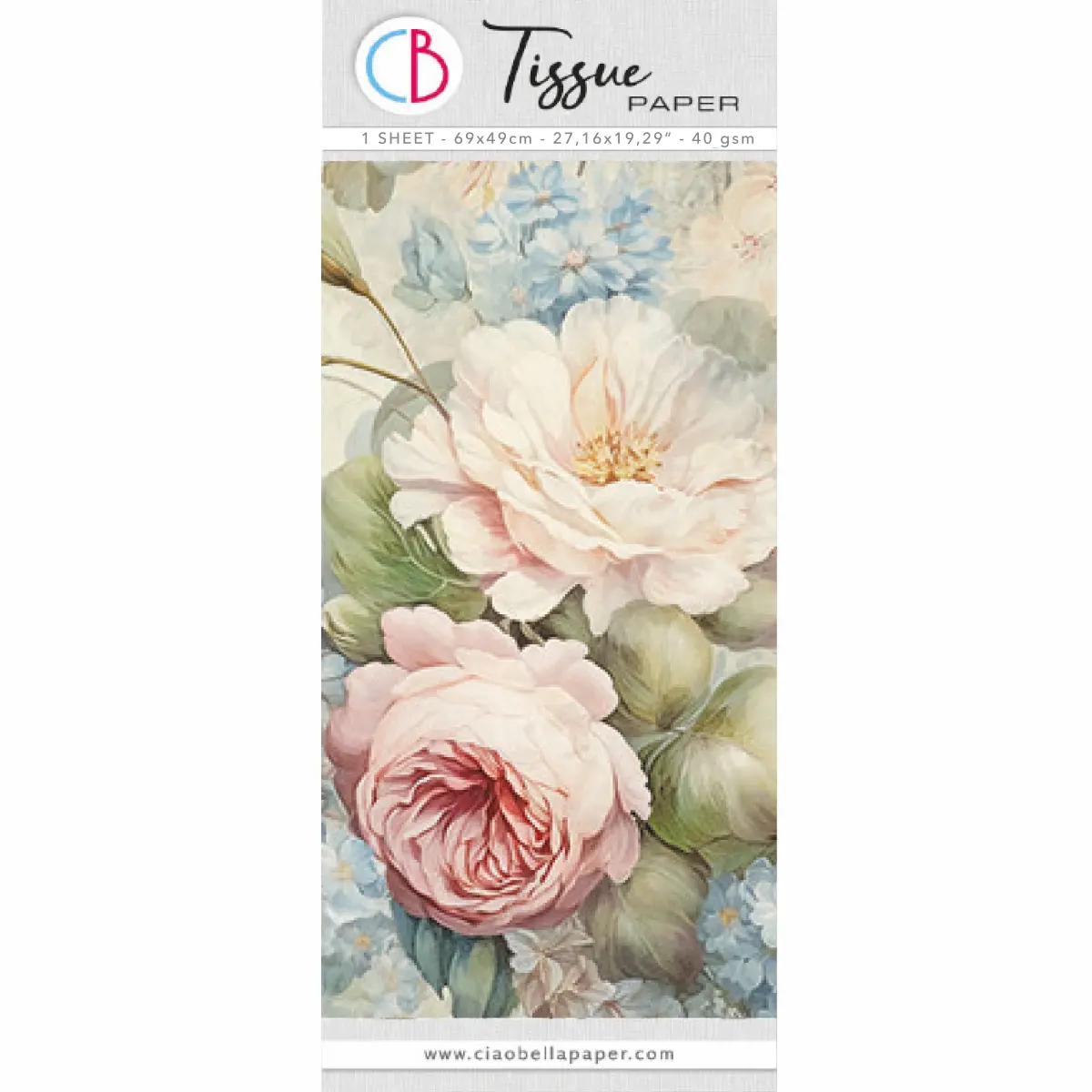 Tissue Paper Cm69x49 27,66"X19,29” Belle 1