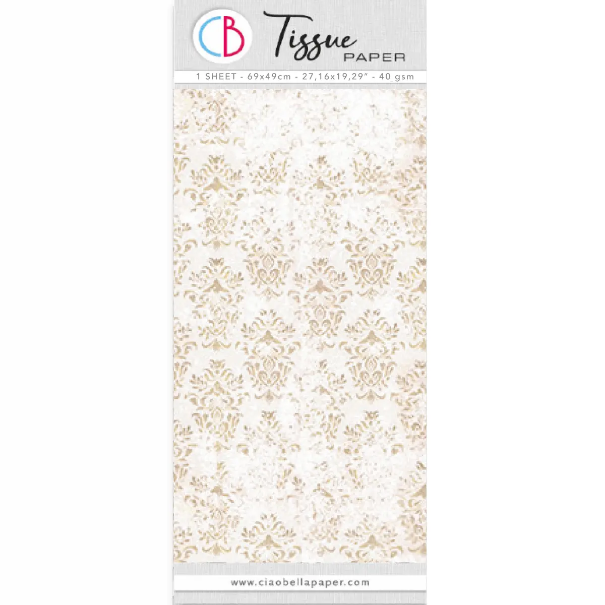Tissue Paper Cm69x49 27,66"X19,29” Victorian Velvet 1