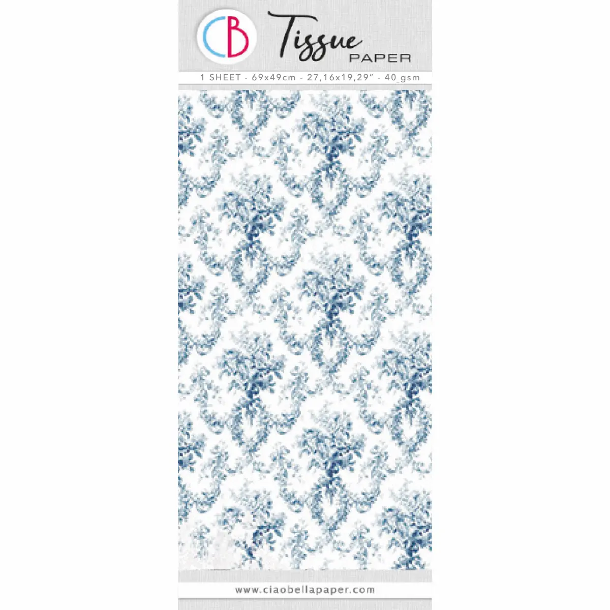 Tissue Paper Cm69x49 27,66"X19,29” Dynasty Drapes 1